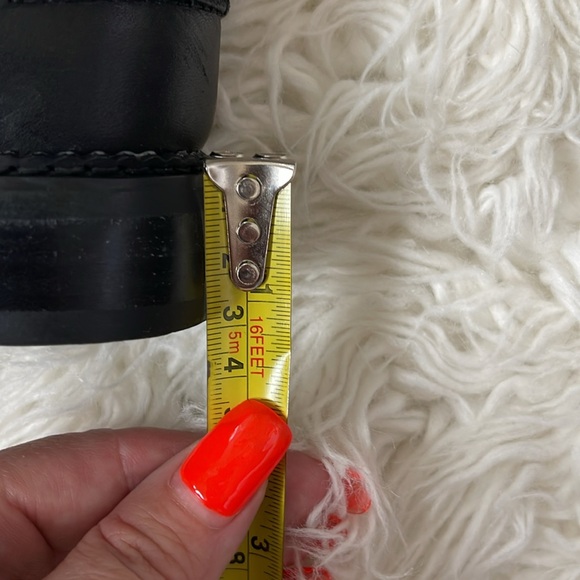 Franco Sarto Black Genuine Leather Henrietta Boots - Picture 14 of 15